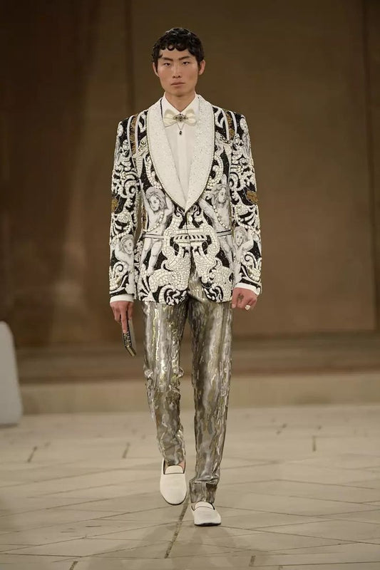 Men 2pc White (NS-170) Bespoke Point