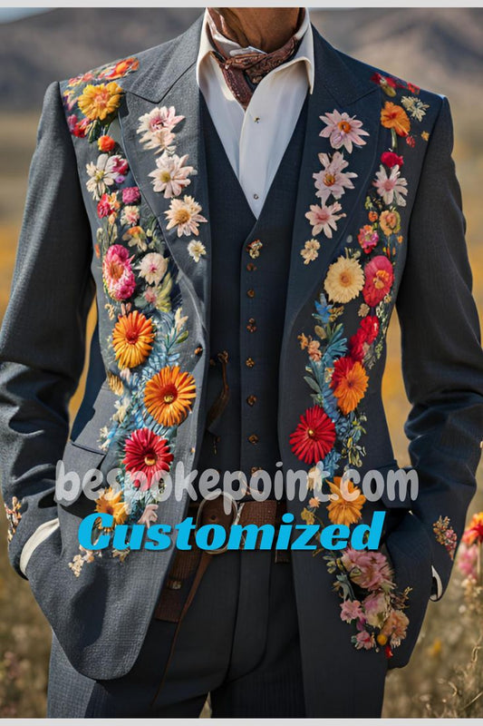 Men 2pc Suits (NS-397) Bespoke Point