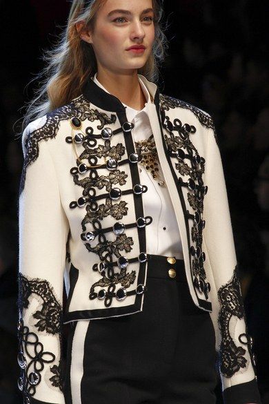 Women White Jacket (WS-129) Bespoke Point