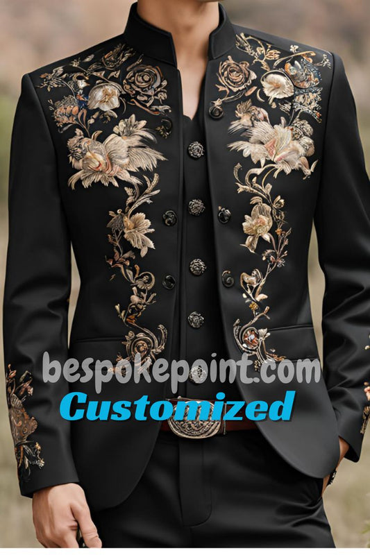 Men 2pc Suits (NS-374) Bespoke Point
