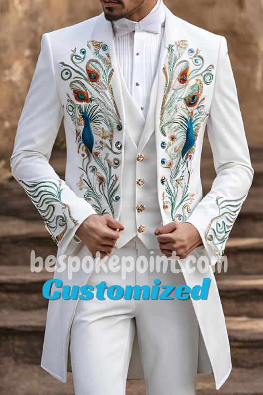 Men 2pc Suits (NS-357) Bespoke Point