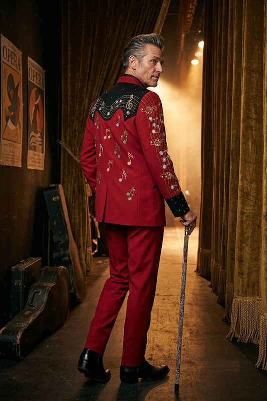 Men 2pc French Rococo Fashion 18th Century Suit Costume(HS) Bespoke Point