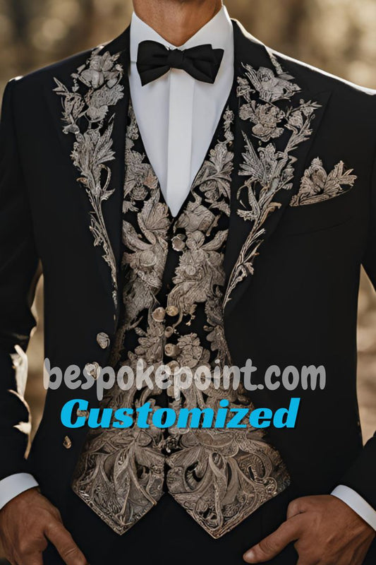 Men 2pc Suits (NS-377) Bespoke Point