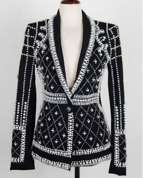 Women Black Jacket (WS-114) Bespoke Point