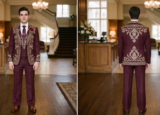 Men 2pc Suits (NS) Bespoke Point