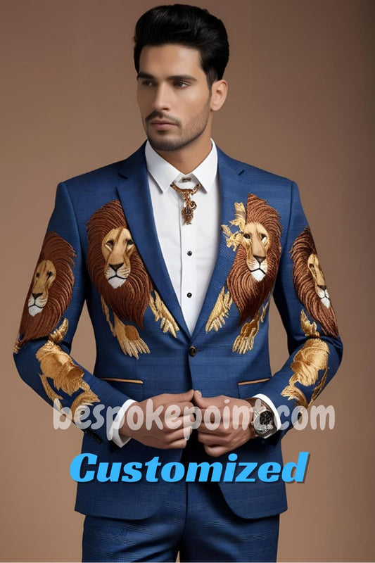 Men 2pc Suits (NS-308) Bespoke Point