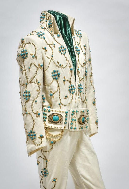 Men 2pc White Suits (NS-240) Bespoke Point