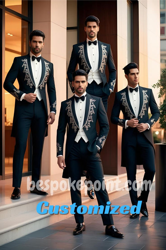 Men 2pc Suits (NS-345) Bespoke Point