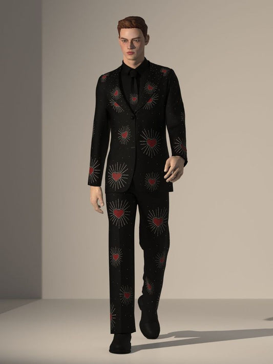 Men 2pc Black (NS-171) Bespoke Point