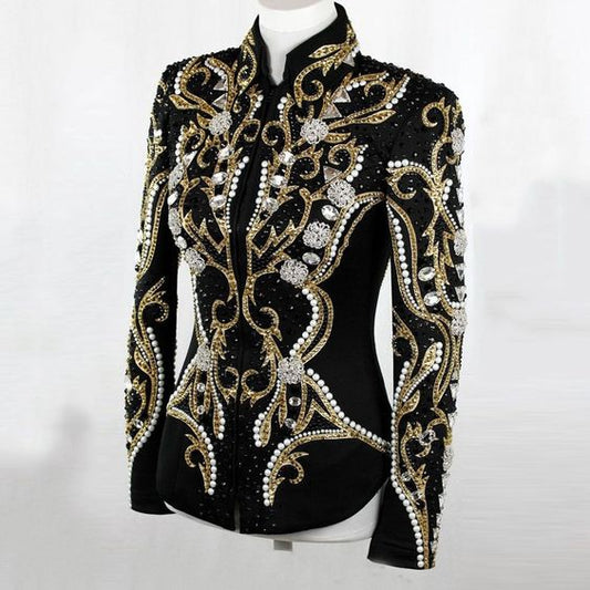 Women Black Jacket (WS-120) Bespoke Point