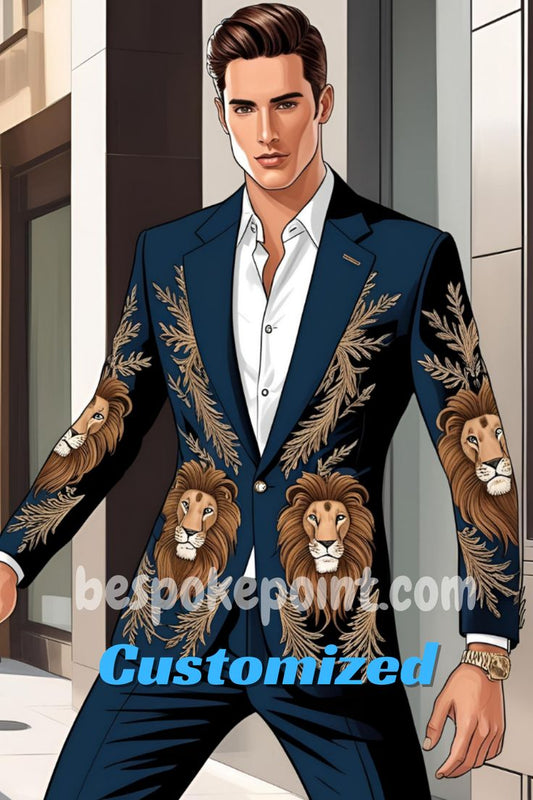 Men 2pc Suits (NS-306) Bespoke Point