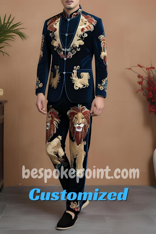 Men 2pc Suits (NS-305) Bespoke Point