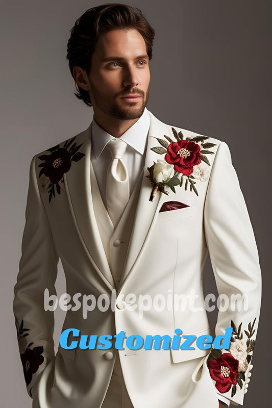 Men 2pc Suits (NS-334) Bespoke Point