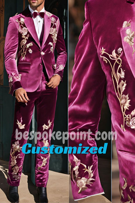 Men 2pc Suits (NS-382) Bespoke Point