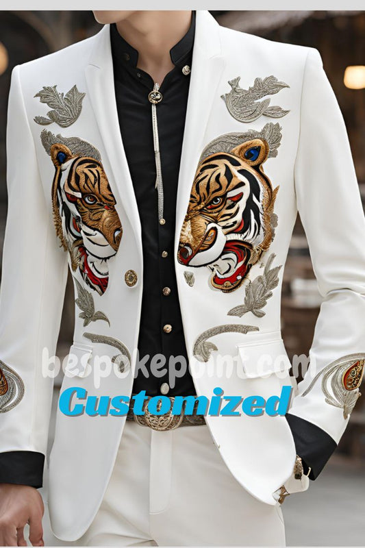 Men 2pc Suits (NS-353) Bespoke Point