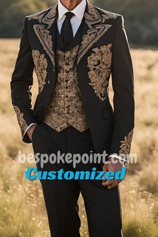Men 2pc Suits (NS-371) Bespoke Point