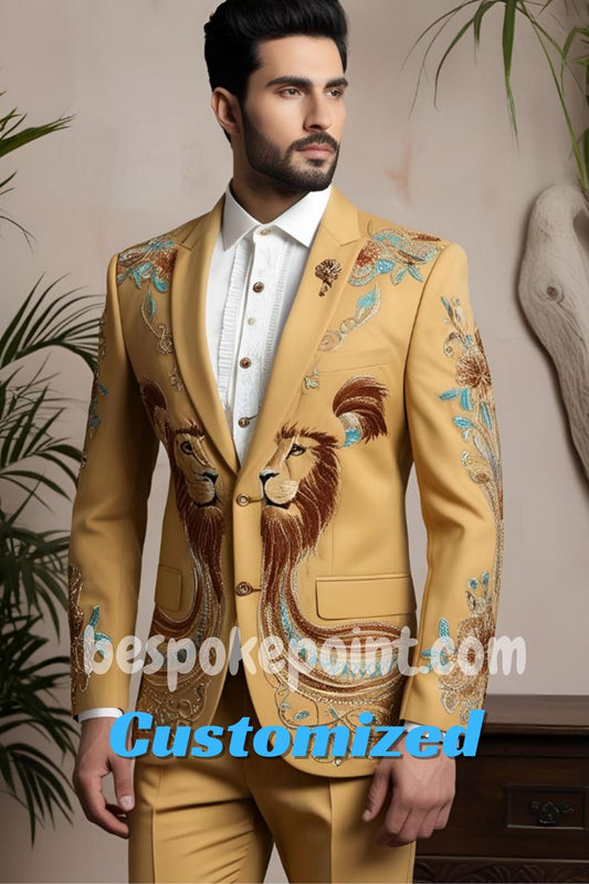 Men 2pc Suits (NS-301) Bespoke Point