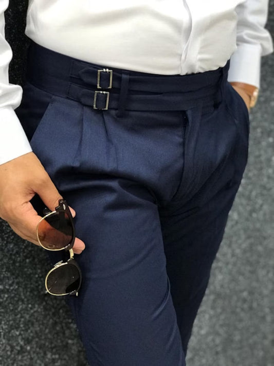 Men Blue Gurkha Pant (BP-44) Bespoke Point
