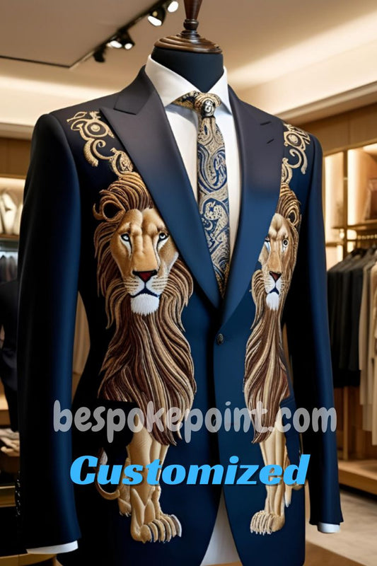 Men 2pc Suits (NS-309) Bespoke Point