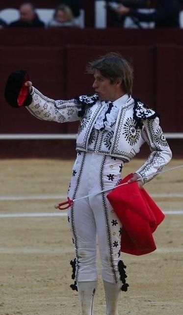 Matador Jacket Suit Unisex White Black Heavy Hand Embroidered (MS-13) Bespoke Point