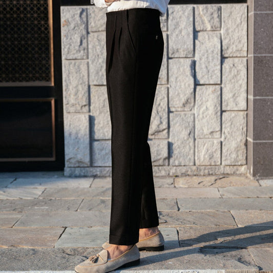 Men Black Gurkha Pant (BP-32) Bespoke Point