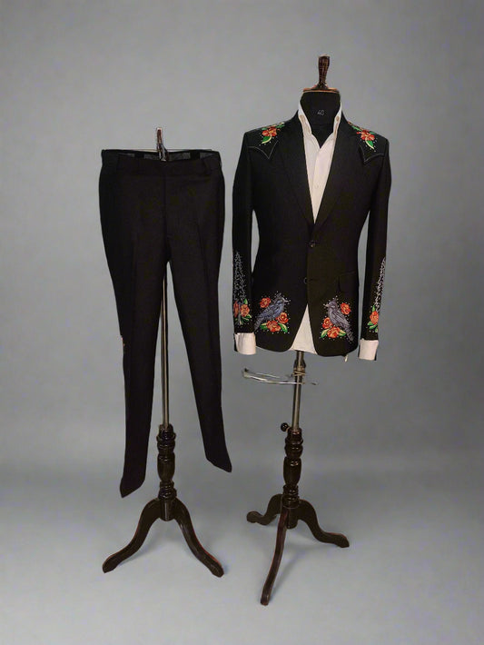 Men 2pc Black Suits (BC-02)