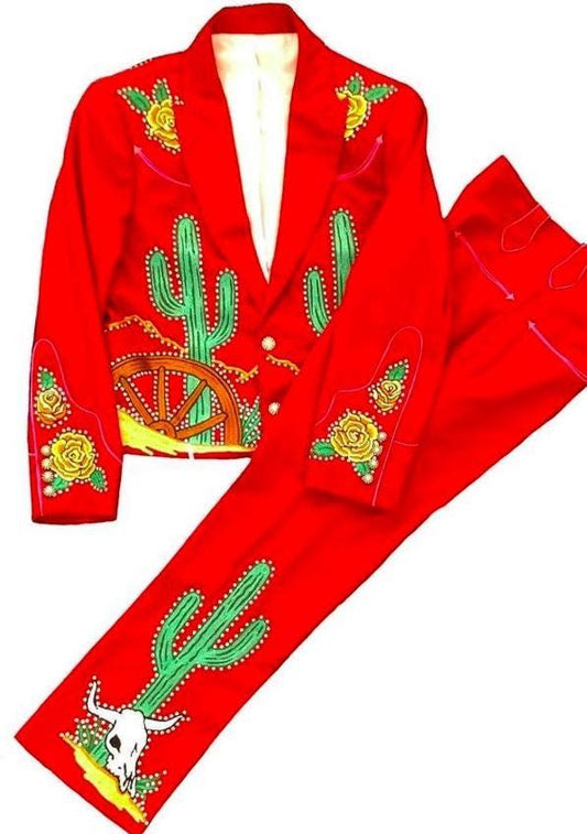 Men 2pc Suits (NS-418) Bespoke Point