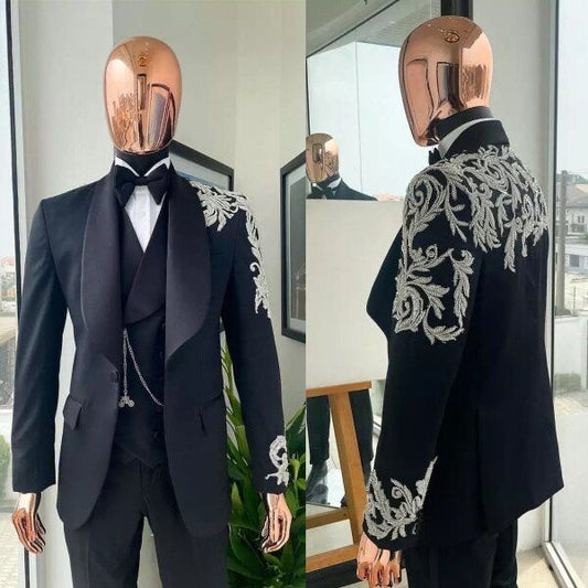 Men 2pc Suits (NS-500) (Copy) Bespoke Point