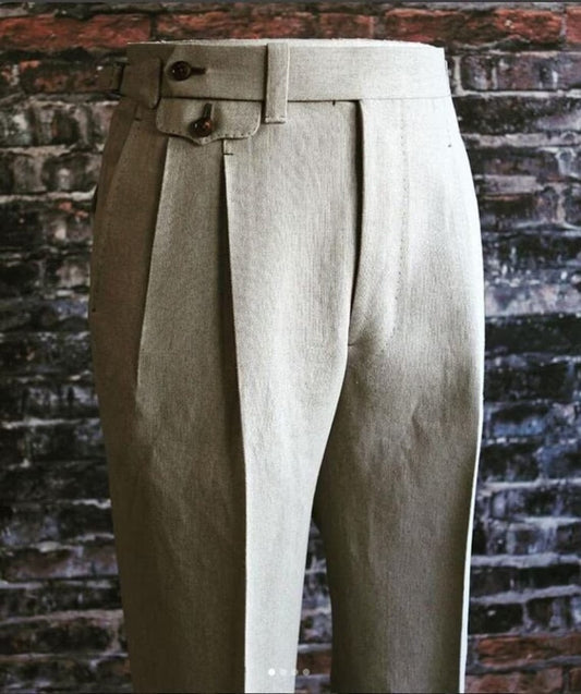 Men Light Brown Gurkha Pant (BP-19) Bespoke Point