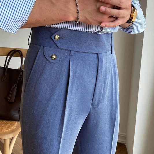 Men Blue Gurkha Pant (BP-16) Bespoke Point
