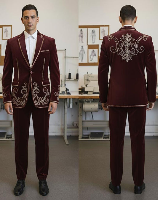 Men 2pc Suits (NS-575) Bespoke Point