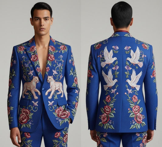 Men 2pc Suits (NS-562) Bespoke Point
