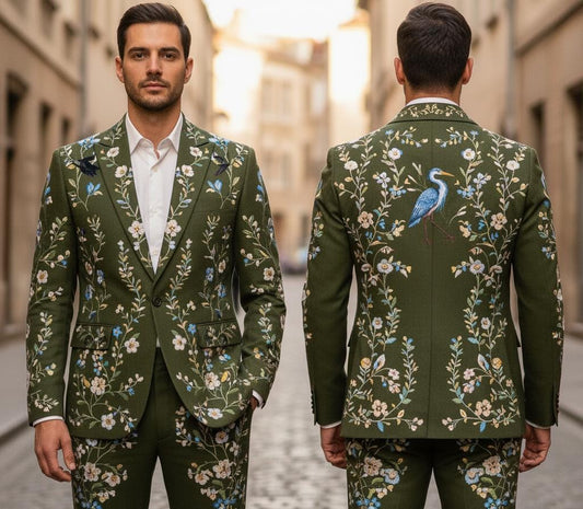 Men 2pc Suits (NS-560) Bespoke Point