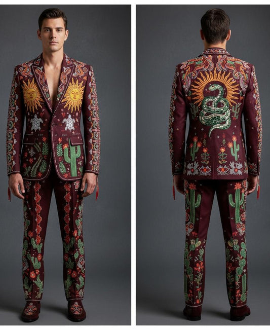 Men 2pc Suits (NS-284) Bespoke Point