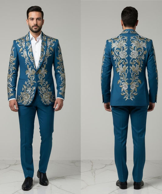 Men 2pc Suits (NS-362) Bespoke Point