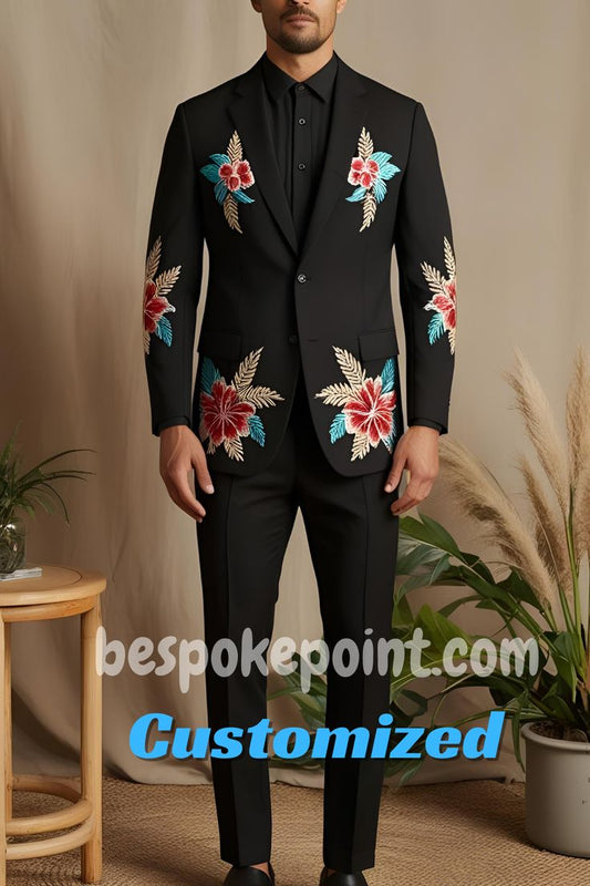 Men 2pc Suits (NS-342) Bespoke Point
