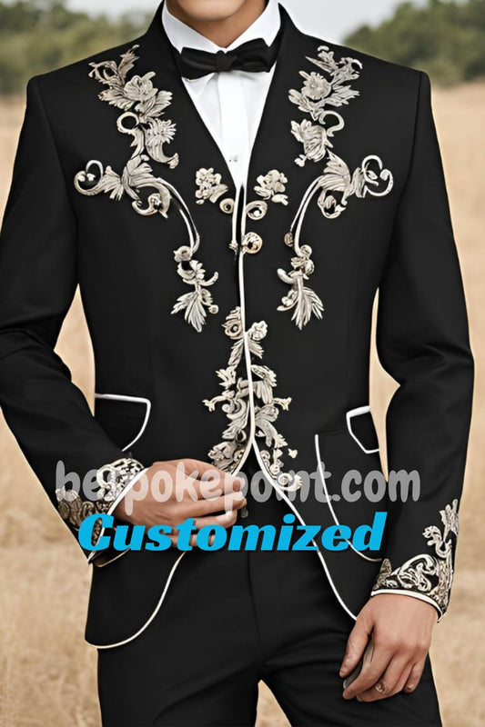 Men 2pc Suits (NS-373) Bespoke Point