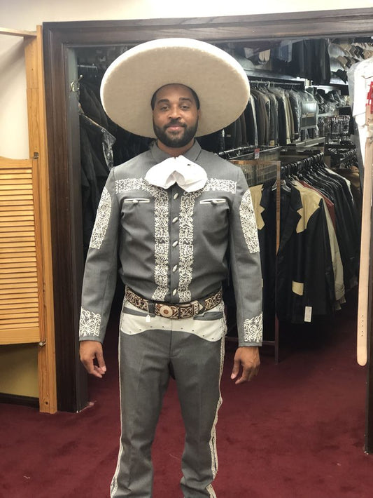 Men 3pc French Rococo Fashion 18th Century Suit Costume Hand Embroidery Free Lace Jabots & Cuff (HS-218) Bespoke Point