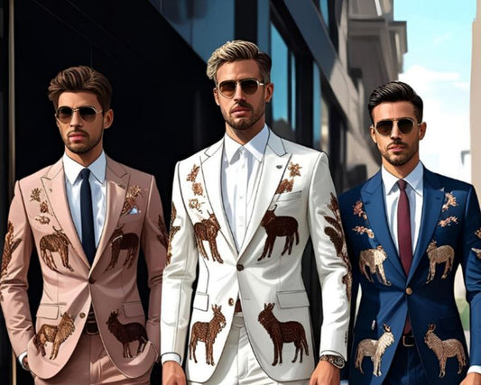 Men 2pc Suits (NS-291) Bespoke Point
