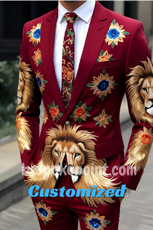 Men 2pc Suits (NS-313) Bespoke Point