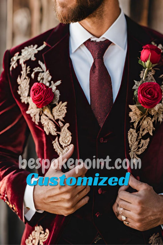 Men 2pc Suits (NS-380) Bespoke Point