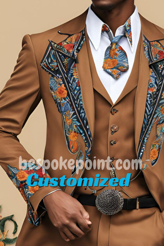 Men 2pc Suits (NS-394) Bespoke Point