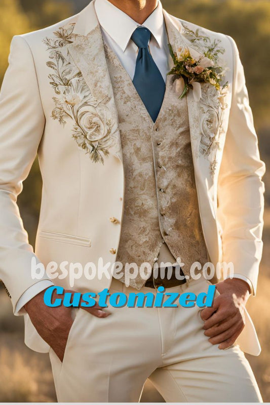 Men 2pc Suits (NS-348) Bespoke Point