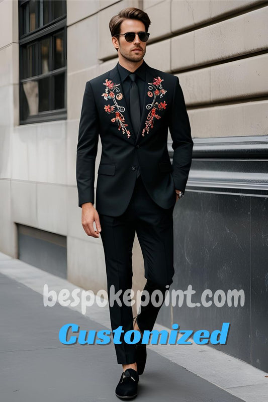 Men 2pc Suits (NS-407) Bespoke Point