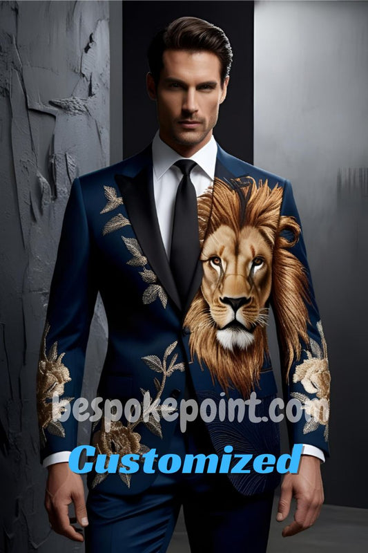 Men 2pc Suits (NS-312) Bespoke Point