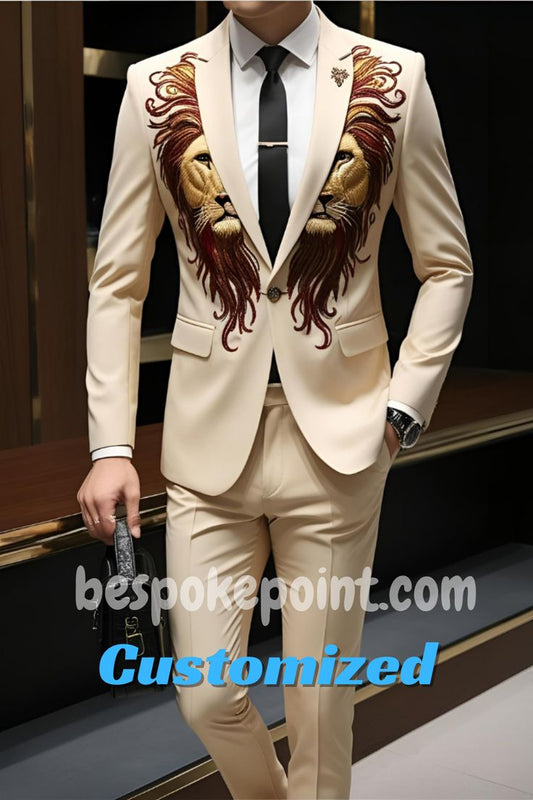 Men 2pc Suits (NS-316) Bespoke Point