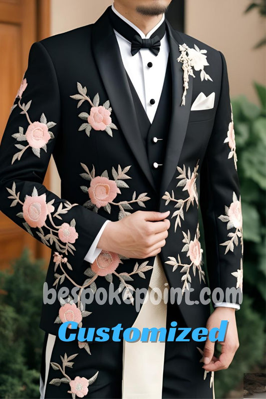 Men 2pc Suits (NS-344) Bespoke Point