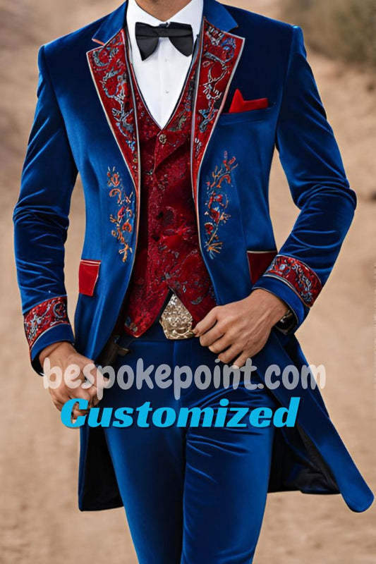Men 2pc Suits (NS-388) Bespoke Point
