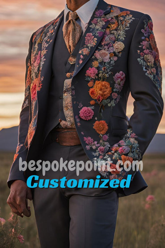 Men 2pc Suits (NS-405) Bespoke Point