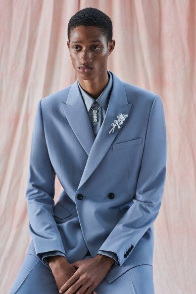 Men 2pc Blue Cotton Suit (MS-68) (Copy) Bespoke Point